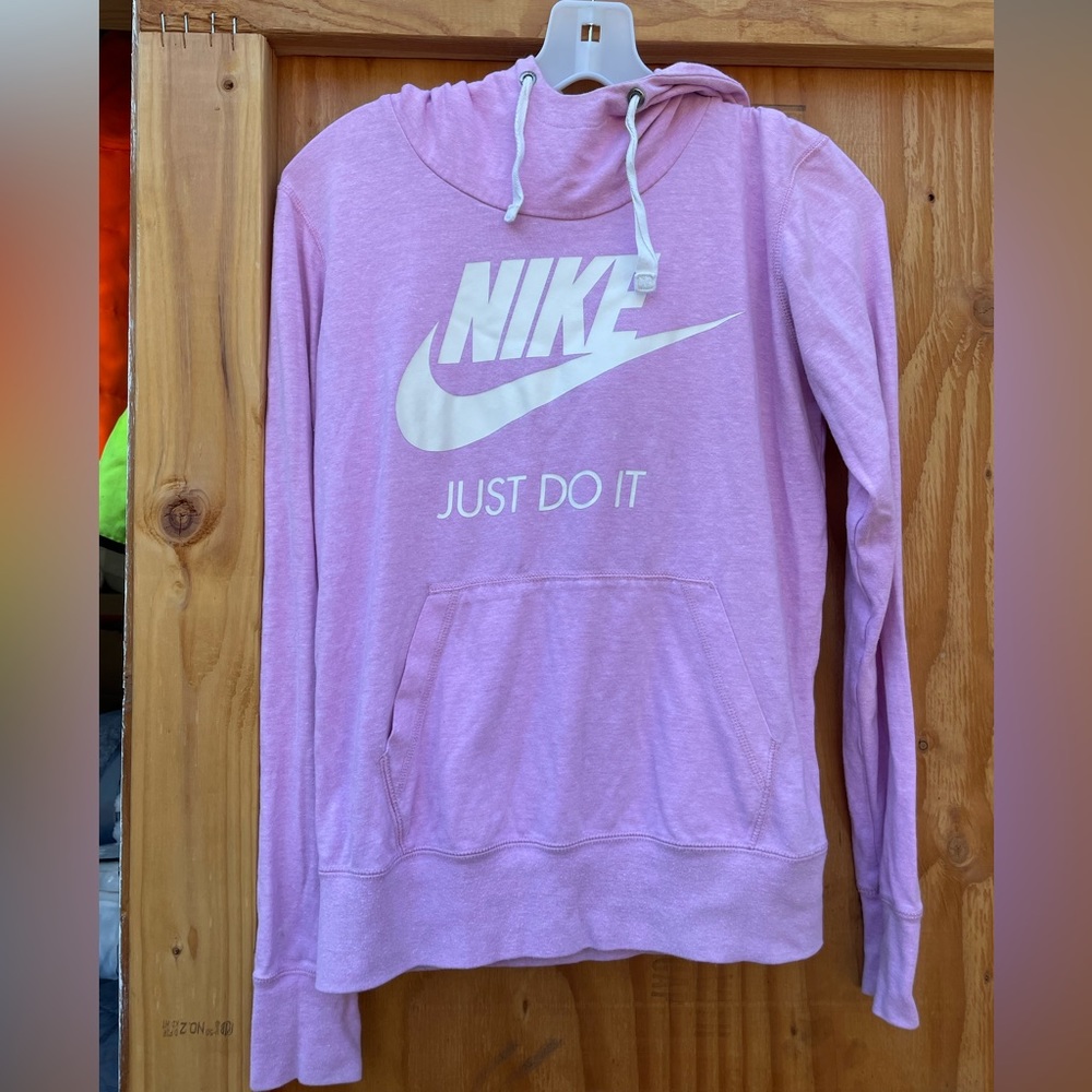 Great condition Pink Medium Nike Hoodie, Lightweight, High Neck